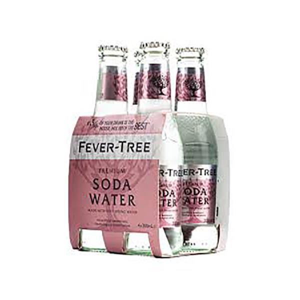 FEVER TREE SODA WATER 4 PACK