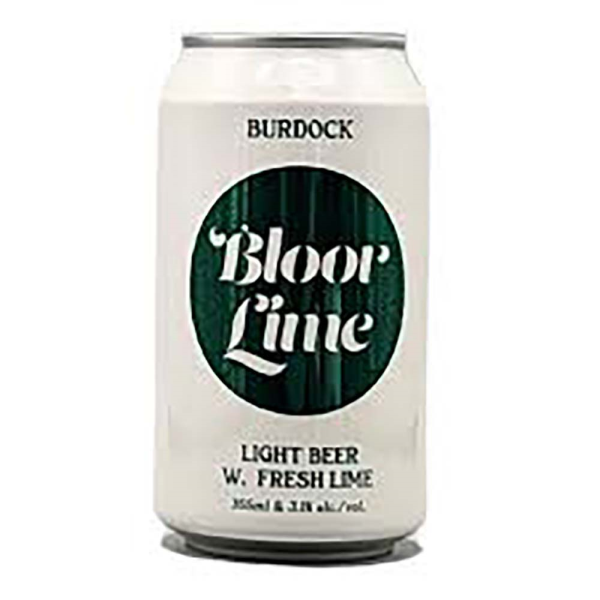 BURDOCK BREWERY BLOOR LIME LIGHT BEER