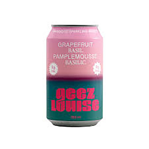 GEEZ LOUISE GRAPEFRUIT BASIL NON ALC