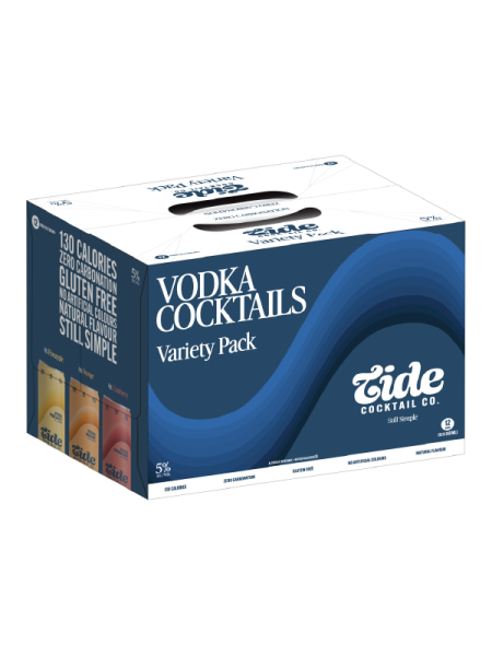 TIDE VODKA COCKTAIL VARIETY 12X355ML
