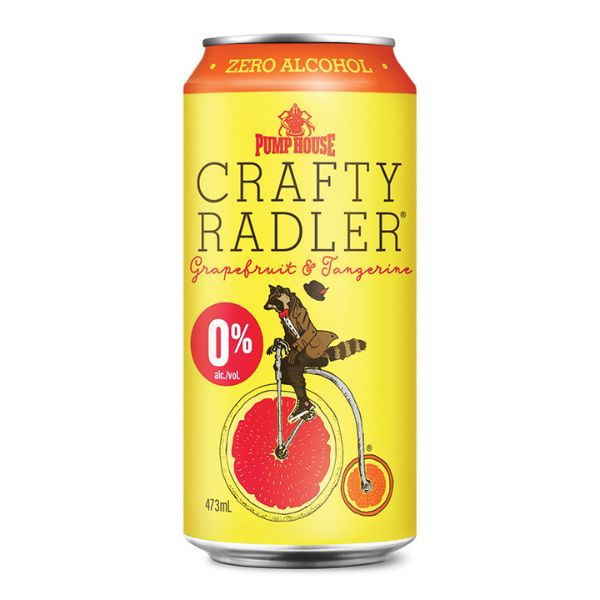 PUMP HOUSE CRAFTY RADLER NON ALC 4 PACK