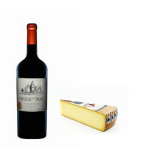 BOTTLE OF RED WINE & CHEESE 2
